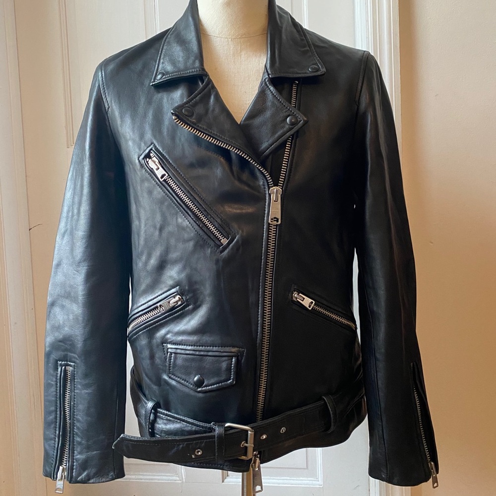 All Saints women's leather jacket